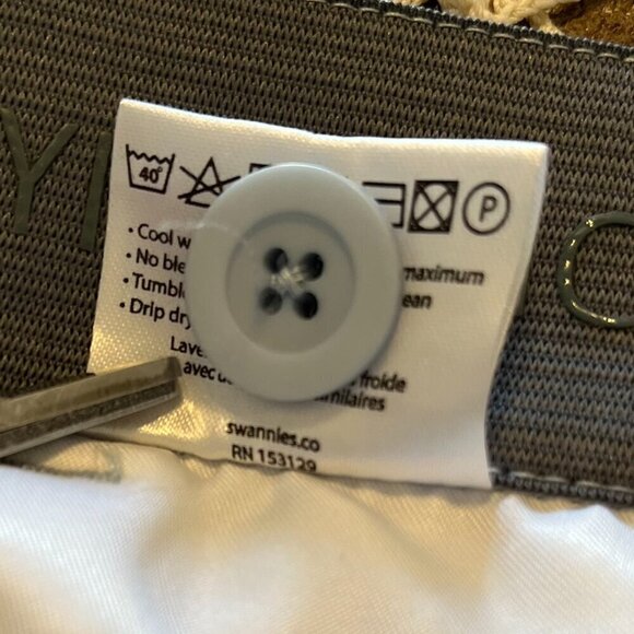 Swannies Men's Blue Sully Golf Shorts Sz Waist 17" - Picture 7 of 9